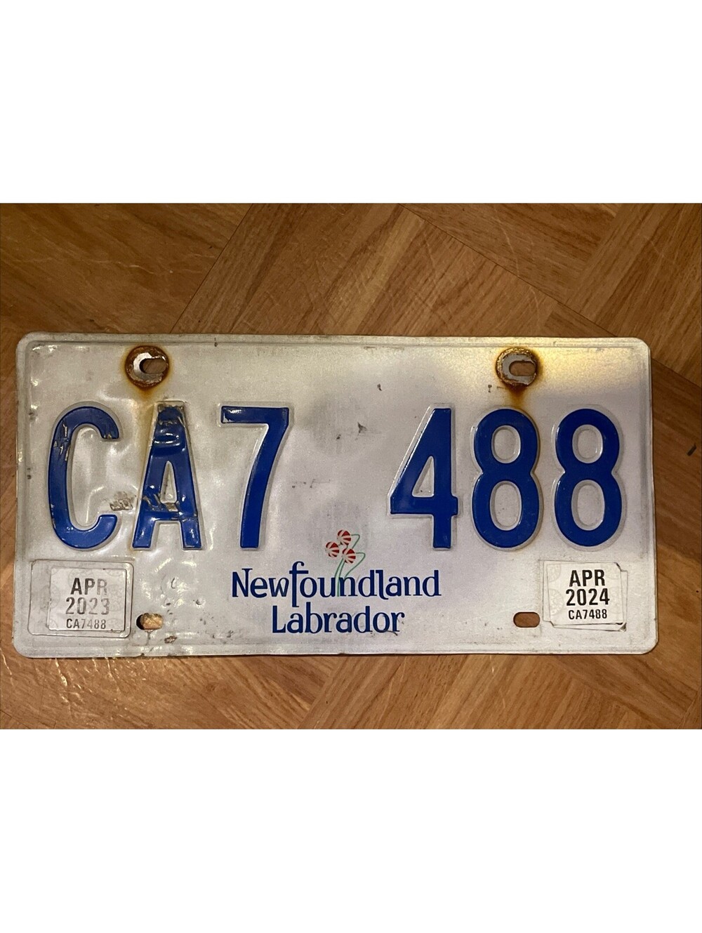 Newfoundland License Plate Labrador Canada World Of Difference CA7 488